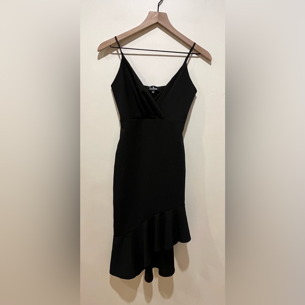 Lulus Black Sealed With A Kiss Bodycon Sleeveless Dress - Women’s Size Small